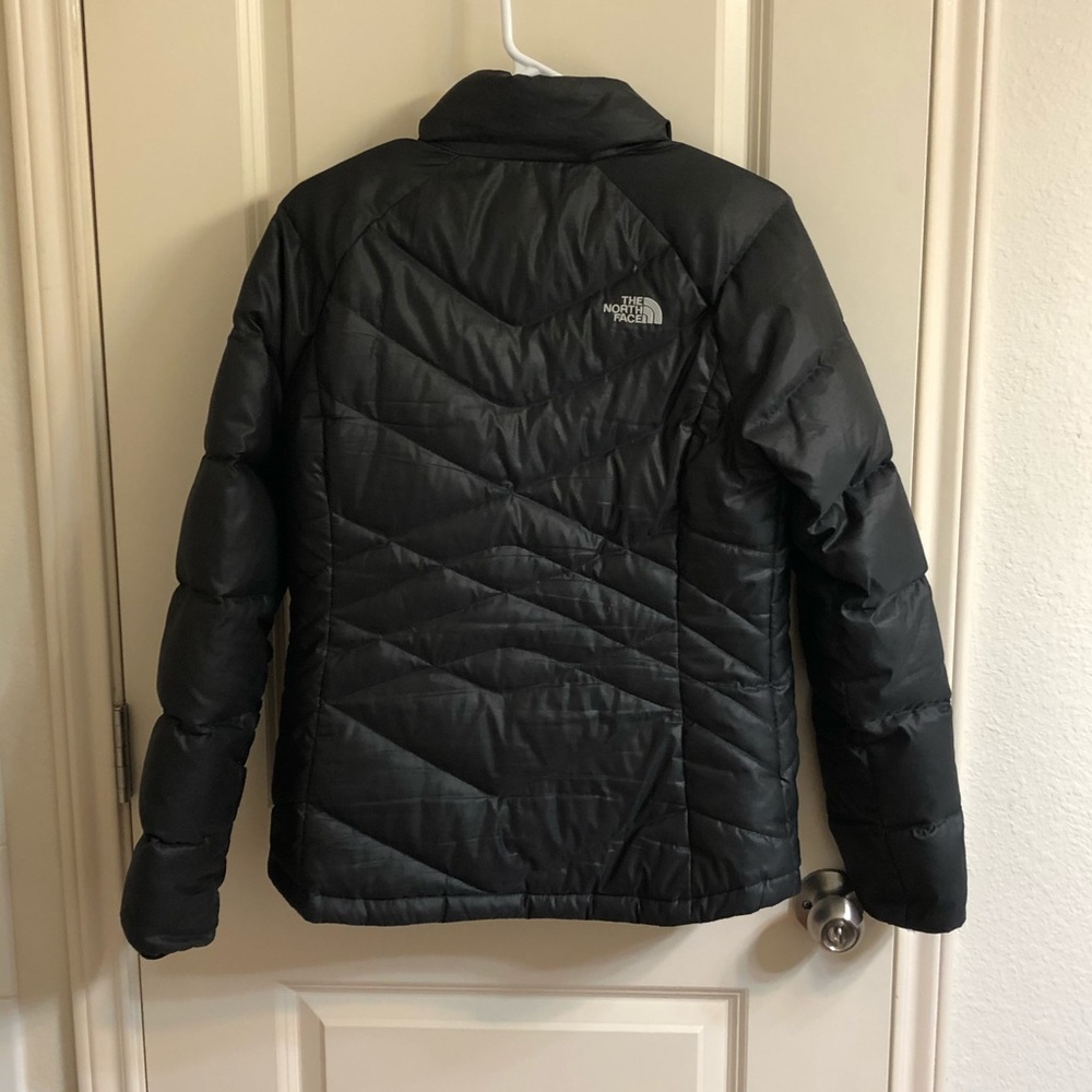 Puffy black North Face